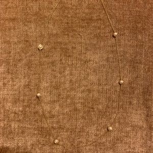 Vince Camuto Faux Pearl Station Necklace